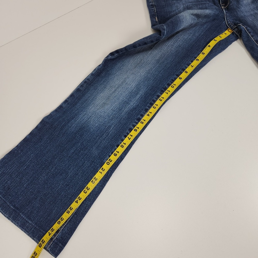 Womens Calvin Klein Jeans Mid Rise Boot Cut Size 30/10 Medium Wash Hemmed to 28" - Picture 13 of 13